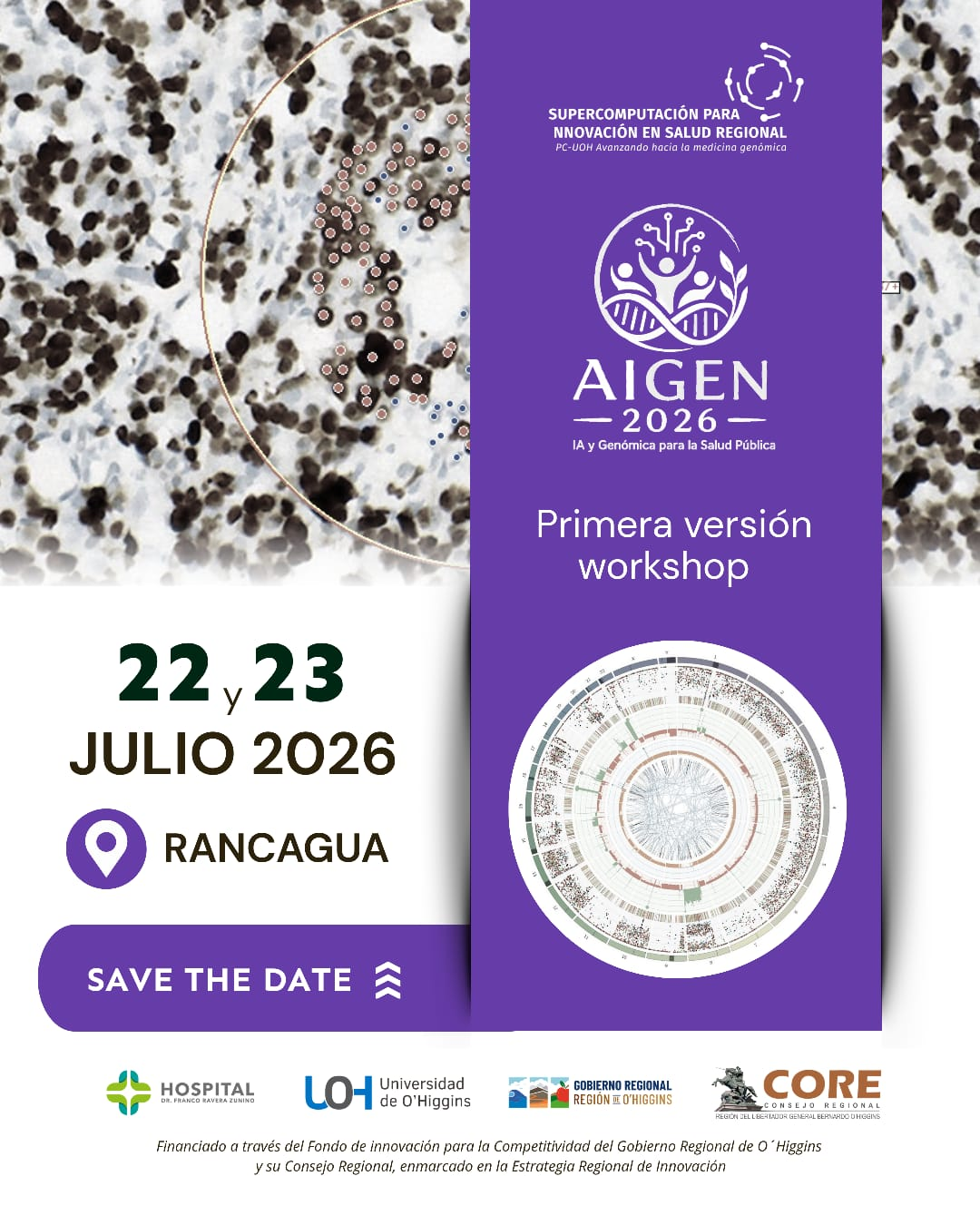 1era VersiónWorkshop de IA y Genómica para la Salud Pública